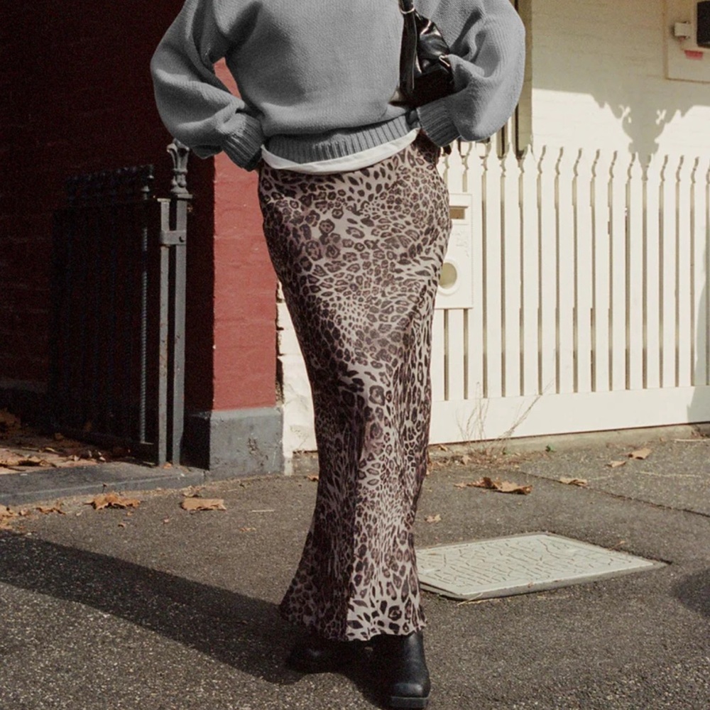 Princess Polly Leopard Maxi Skirt - Picture 2 of 8